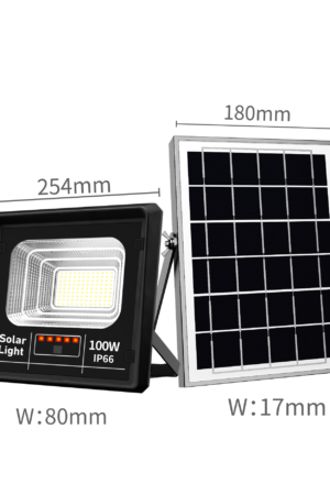 100W Yaoye Solar Flood Light